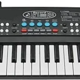 kid kraze 37-Key Musical Piano Keyboard with Microphone 430A1 Song Record Feaure_P73 image 2