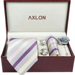 AXLON Silk Cufflink & Tie Pin Set-picture-11