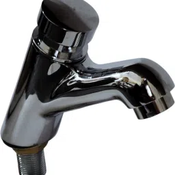 BRASS Pressmatic PUSH Tap Self Closing Foot Pedal Flush-image-43