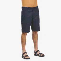 quechua Men Durable Cargo Shorts Blue - NH550-picture-13