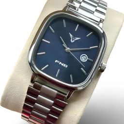 Stylish Men’s Watch Elegnet Design Durable & Trendy Timepiece Analog Watch Analog Watch - For Men FN-Silver-12-Blue-image-95
