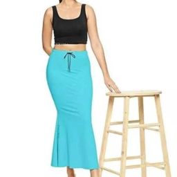 qunootcloset PETTICOAT - SKY BLUE Lycra Blend Petticoat-image-69