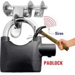 Anti-Theft Motion Sensor Alarm Pad Lock with 3 Keys 110 dB Siren Lock-11