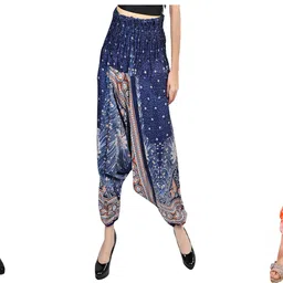 narnari Printed Rayon Women Harem Pants-picture-0