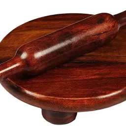Chapati Maker chakla & Belan for Home & Kitchen(Daily Use) (Wooden Chakla belan) Rolling Pin & Board-12