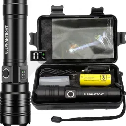 Flooding Flashlight Outdoor High Lumens Rechargeable USB Torch-picture-15