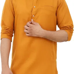 tibra collection Men Solid Cotton Blend Straight Kurta-picture-11