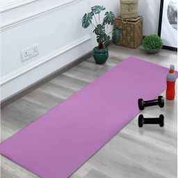 EVA and TPE Anti Slip Home Gym Exercise Workout Fitness for Men Women with Bag Purple 4 mm Yoga Mat-image-26