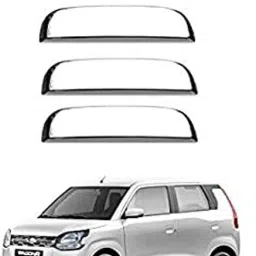 Door Catch Handle Cover Chrome finishing Suitable for Maruti Suzuki wagonr 2019 Car Grab Handle Cover-image-1