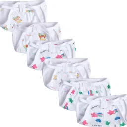 New Born Washable Reusable Hosiery Cotton Diapers, 0-6 Months ( PACK OF 6 )-image-28