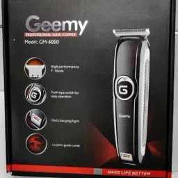 Geemy GM-6 050 PROPESONAL HAIR TRIMMER AND T BLADE Trimmer 120 minRuntime 3 Length Settings-24