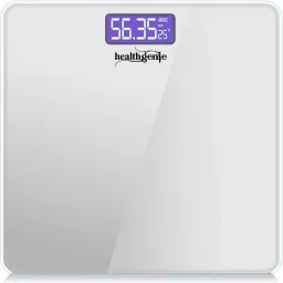 Healthgenie Thick Tempered Glass LCD Display Digital Weighing Scale-26