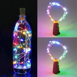 h decor 20 LEDs 2 m Multicolor Flickering String Rice Lights image 4