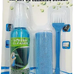 MDB Screen Cleaner with Micro Fiber Cloth and Brush 3 in 1 Cleaning Set for Computers, Laptops, Mobiles image 2