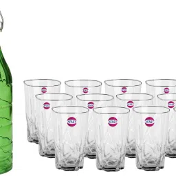 Serving Lemon Set Of Bottle And 12 Glass, 1 Ltr-X86 Jug Bottle Glass Set-image-37