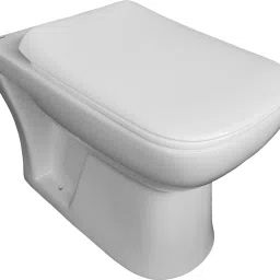 Ceramic Floor Mounted Western Commode/European Water Closet/EWC Toilet Square S Trap with Slow Motion Slim Seat Cover Western Commode-19