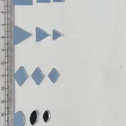 bdrmkh 18 SHAPE OF MIRROR CRAFT ( TOTAL-1800 PICES,100 PIECE OF EACH SHAPE ) image 2