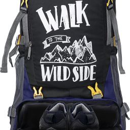 65 L Polyester Travel Outdoor Hacking Bags, Mountain Trekking For Men And Women Rucksack - 65 L-image-5