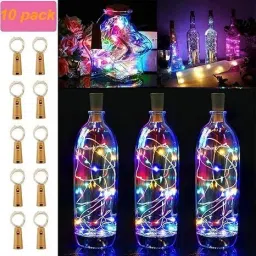 20 LEDs 2.03 m Multicolor Flickering Bulb Rice Lights-12
