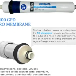 zecqua 100 GPD Reverse Osmosis Membrane in Water Filtration Systems Solid Filter Cartridge image 2
