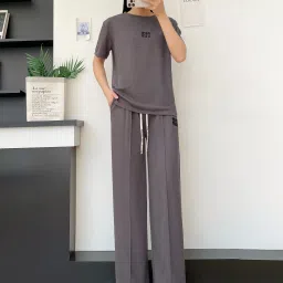 Top Palazzos Co-ords Set-image-57
