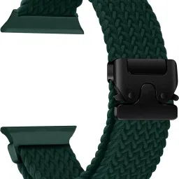 ACM WSM38Z40TU1634 Sliding 44mm 49mm Watch Strap Woven Braided Clipper for Boat Wave Glory Pro Smartwatch Turquoise Smart Watch Strap-image-3