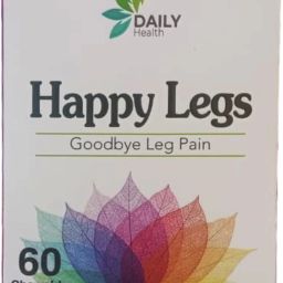 Natural Relief for Restless Legs, Cramps & Spasms Happy Legs Chewable 60 Tablets First Aid Kit-11