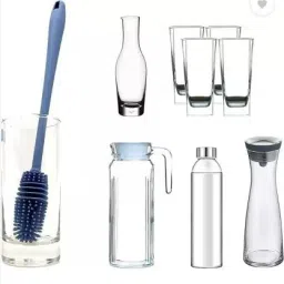 Silicone Bottle Cleaning Brush with Long Handle 2pc (Multicolor)-image-29