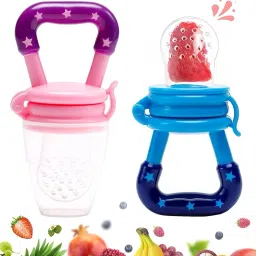 Baby Food and Fruit Feeder Pacifier, Baby Silicone Food & Juice Nibbler Teether and Feeder-12