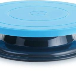 maxme New Decorating Revolving Icing Turntable Stand Rotating Platform Plastic Plastic Cake Server image 2