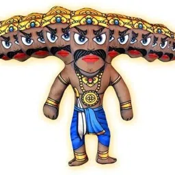 The Demon King ravan Soft Toy for Kids Plush Washable Toy.- 19 cm-image-35