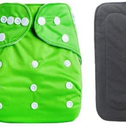 Reusable Cloth Diaper + 1 Bamboo Charcoal Inserts with 5 layers-image-51