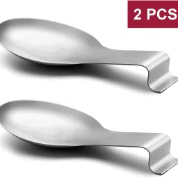 Spoon Rest Set of 2 Stainless Steel Spoon Ladle Holder Spatula Disposable Stainless Steel Serving Spoon Set-image-49