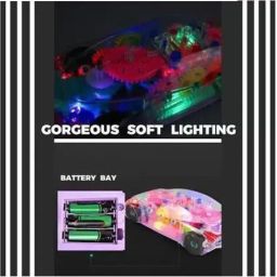 Transparent Musical Concept Racing Car with 3D Flashing LED Lights for Kids-424-image-84