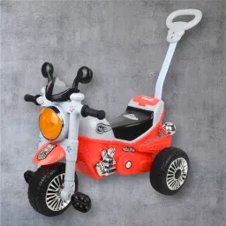 MADE IN INDIA BEST KIDS BIKE, PARENT HANDLE , MUSIC AND LIGHT FOR 1 TO 3 YR Bike Non Battery Operated Ride On-3