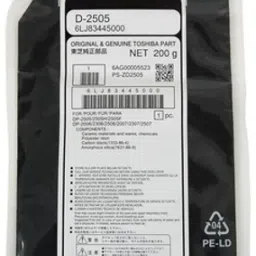KBG For D-2505 Developer 200g Black Ink Toner Powder-image-7