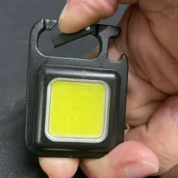 wifton SMALL flashlight, 800 lumens bright rechargeable Keychain 3 hrs Torch Emergency Light image 2