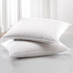 LUXURY Polyester Fibre Solid Sleeping Pillow Pack of 2-12