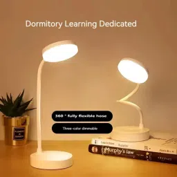 refulgix Desk Lamp Touch Sensor On/Off Study Lamp USB Rechargeable Study Lamp image 4