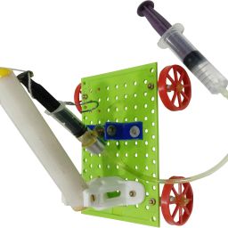 Hydraulic Crane Cart Working General Science Project.-13