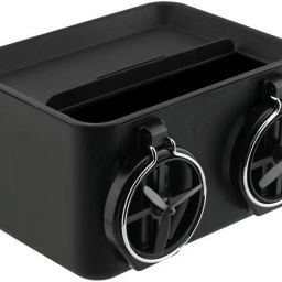 Multifunctional Car Armrest Storage Box with 2Foldable Cup Holder,Storage Pocket Car Glove Box-image-13