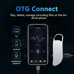 SAFETY NET, SPY CAMERA Digital Voice Recording Keychain Gadget Inbuilt 32GB SD Card NA Voice Recorder image 3