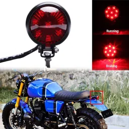 8 LED Stop Lamp Compatible With Chopper Bobber Cafe Racer Bike Tail Light Brake Light Motorbike LED (12 V, 15 W)-image-17