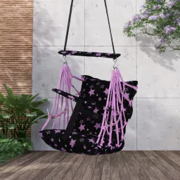Swing for Kids, Baby Swing Chair Cotton Jhula Children Folding 1-6 Years Swing Swings-image-87