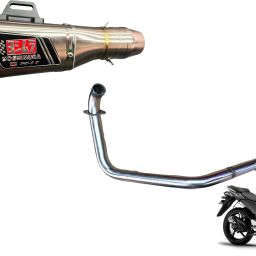 1 FZ V2 125 bike bend pipe, 1 FZ V2 125 bike exhaust Combo-19