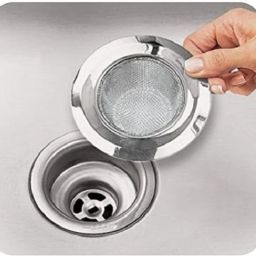 Kitchen Sink, Basin Stainless Steel Push Down Strainer-image-60