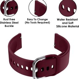 Matrix Loop Strap 22 mm Silicone Watch Strap image 3