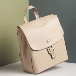 Small 9 L Backpack Women's The Buckle Flap Backpack - Beige-image-56
