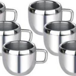 Pack of 6 Stainless Steel apple cup-image-45