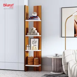 Mayon Engineered Wood Open Book Shelf-image-17
